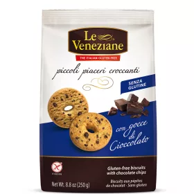Le Veneziane keksz csokidarabos 250 g