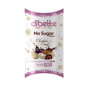   Dibette nas sós karamellás krémmel töltött étcsokoládé desszert szaloncukor hozzáadott cukor nélkül laktózmentes 220 g