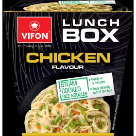   Vifon lunch box csirke ízesítésű instant rizstészta étel dobozban 85 g