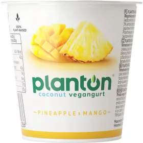 Planton kókuszos vegángurt ananász és mangó 150 g