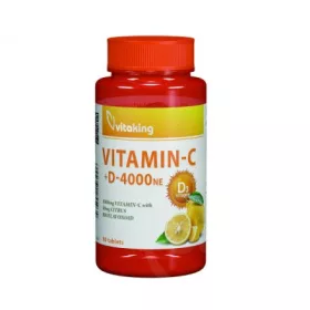 Vitaking vitaminc-1000 + d-4000ne tabletta 90 db