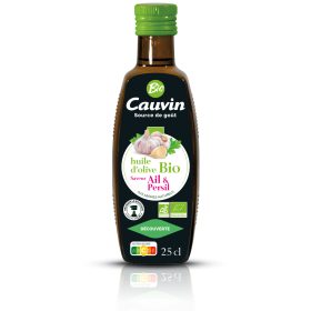 Cauvin bio fokhagymás-petrezselymes olívaolaj 250 ml