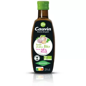 Cauvin bio fokhagymás-petrezselymes olívaolaj 250 ml
