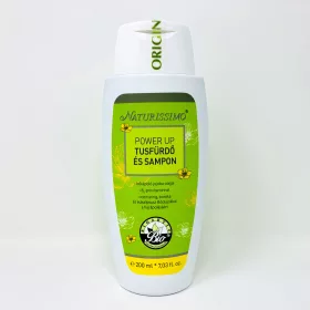Naturissimo power up tusfürdő és sampon 200 ml