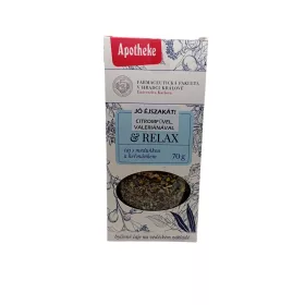  Apotheke jó éjszakát! teakeverék citromfűvel, valeriánával és levendulával, szálas 70 g