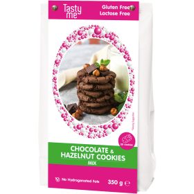   Tasty Me glutén- és laktózmentes csokis mogyorós keksz  350 g