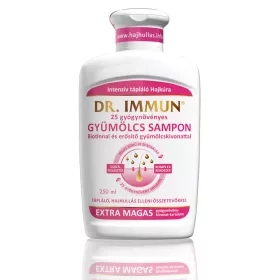   Dr.immun 25 gyógynövényes gyümölcs hajsampon biotinnal és erősítő gyümölcskivonattal 250 ml