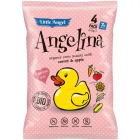 Angelina bio kukoricás snack 4x15g 60 g