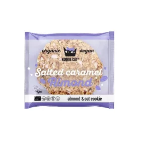 Kookie Cat bio vegán mandulás zabkeksz sós karamell 50 g