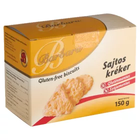 Barbara gluténmentes kréker sajtos 150 g