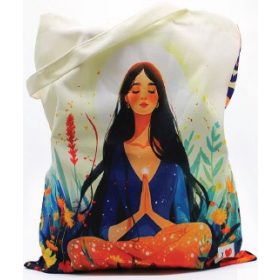 Ökotáska woman bio pamut kétoldalas mintával 1 db