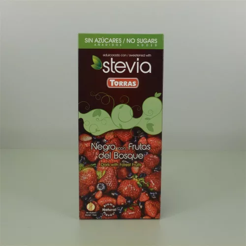Torras gluténmentes étcsokoládé erdei gyümölcs steviával 125 g