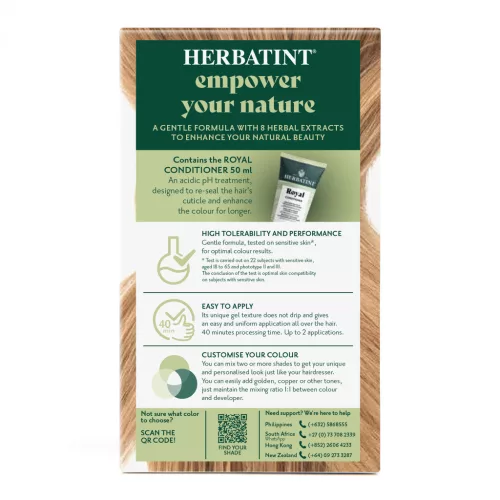 Herbatint 8d arany világos szőke hajfesték 170 ml