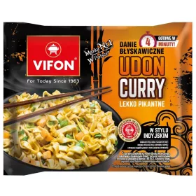   Vifon udon curry indiai instant búzatésztás étel (enyhén csípős) 90 g