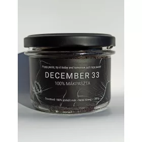 December 33 mákpaszta 100% 200 g