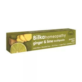   Bilka homeopátiás fogkrém gyömbér-lime fehérítő 75 ml