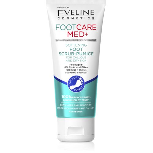 Eveline foot care med+ puhító peeling-habkő lábra 100 ml