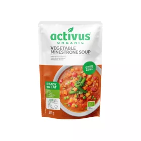 Activus bio vegán zöldséges minestrone leves 400 g
