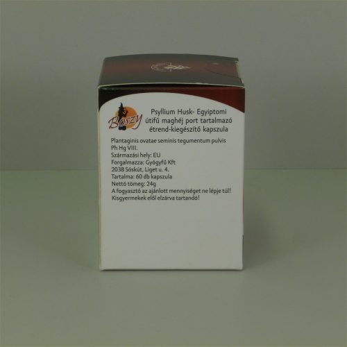 Boszy psyllium husk egyiptomi utifűmaghéj por kapszula 60 db