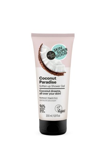 Skin Super Good “coconut paradise” puhító tusfürdő gél 200 ml