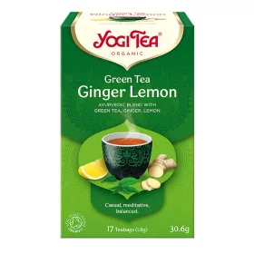 Yogi bio tea zöld tea gyömbérrel citrommal 31 g