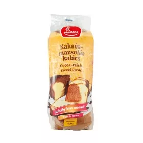 Linzer kalács kakaós-mazsolás 400 g