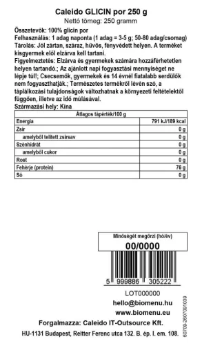 Caleido GLICIN por 250 g