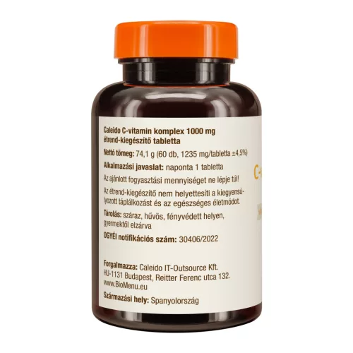 Caleido C-VITAMIN KOMPLEX 1000 mg tabletta 60 db