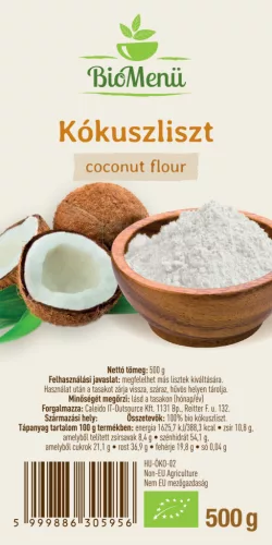 BioMenü BIO KÓKUSZLISZT 500 g