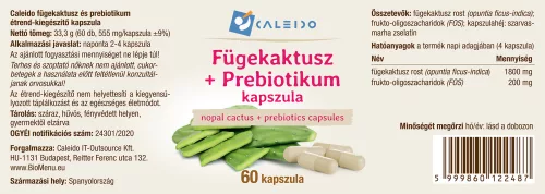 Caleido FÜGEKAKTUSZ + PREBIOTIKUM kapszula 60 db