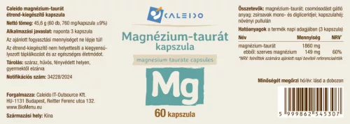 Caleido MAGNÉZIUM-TAURÁT kapszula 60 db