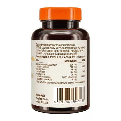 Caleido LIPOSZÓMÁS C-VITAMIN IMMUN FORMULA kapszula 60 db