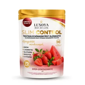    Luxoya Slim Control - Glükomannán rost italpor 300g - Eper görögdinnye