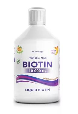 Swedish Nutra Biotin 10000 Folyékony Vitamin 500ml